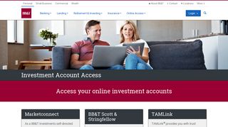Invesment Account Access | Online Access | BB&T Bank