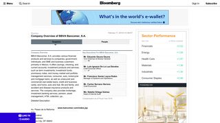 BBVA Bancomer, S.A.: Private Company Information - Bloomberg