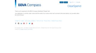 BBVA Compass ClearSpend