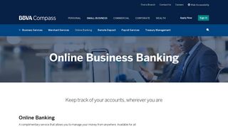 Online Business Banking | BBVA Compass