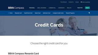 Find the Right Credit Card for You: Credit Card Options | BBVA Compass