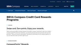 Credit Card Rewards, Points & Perks | BBVA Compass