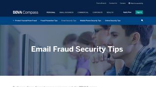 Email Security Tips | BBVA Compass