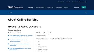 About Online Banking | BBVA Compass