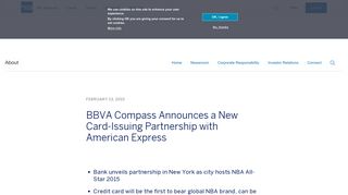 BBVA Compass Announces a New Card-Issuing Partnership with ...