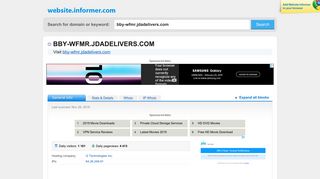 bby-wfmr.jdadelivers.com at Website Informer. Visit Bby Wfmr ...