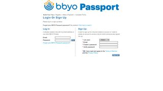 Login - BBYO Passport