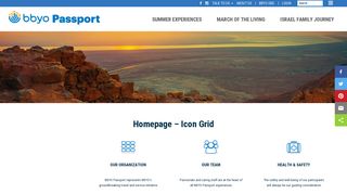 Homepage - Icon Grid - BBYO Passport