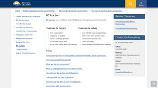 BC Auction - Province of British Columbia - Government of B.C.