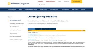 Current job opportunities - FortisBC