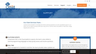 BC in the Cloud Support | BC in the Cloud