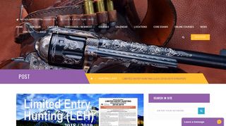 Limited Entry Hunting (LEH) 2018/2019 Synopsis - BC Firearms ...