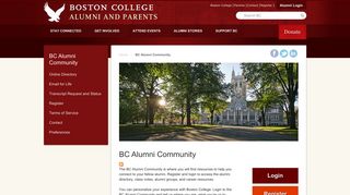 BC Alumni Community: BC Alumni Online Community