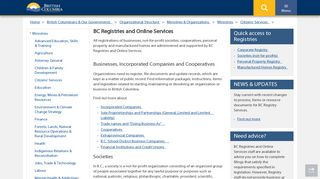 BC Registries and Online Services - Province of British Columbia