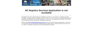 BC Registry Services