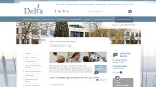 Volunteering - City of Delta