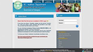 BC - Welfare - Hostel - Centre for Good Governance