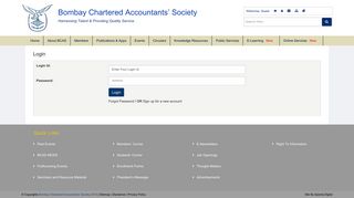 Login - Bombay Chartered Accountants' Society