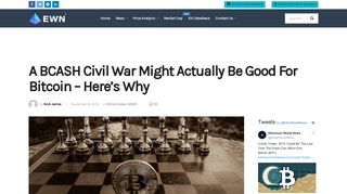 A BCASH Civil War Might Actually Be Good For Bitcoin – Here's Why ...