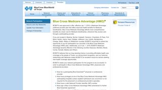 Blue Cross Medicare Advantage (PPO) Network Participation - Blue ...