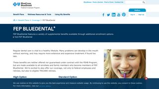 FEP BlueDental-Blue Cross and Blue Shield's Federal Employee ...