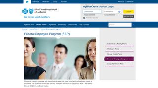 Federal Employee Healthcare Program | Blue Cross and Blue Shield ...