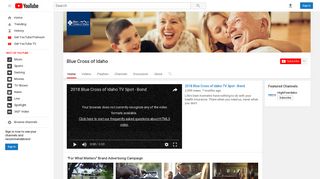 Blue Cross of Idaho - YouTube