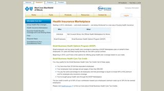 Health Insurance Marketplace - Blue Cross Blue Shield of Illinois