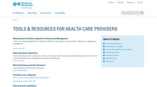 Tools and Resources | BCBSMN