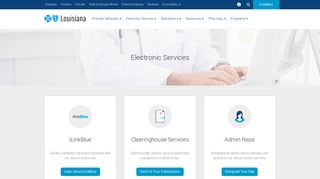 Electronic Services | Providers | Blue Cross and Blue Shield of Louisiana