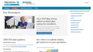 For Providers | FEP | Premera Blue Cross
