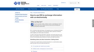 How to exchange information with us electronically