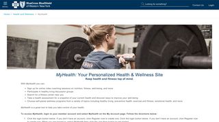 MyHealth - Account Login/Registration | BlueCross BlueShield of WNY