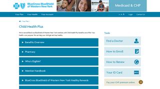 Child Health Plus | BlueCross BlueShield of Western New York