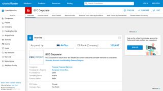 BCC Corporate | Crunchbase