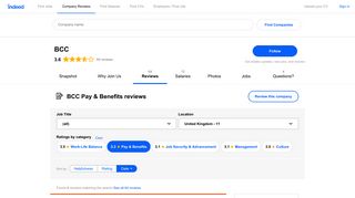 Working at BCC: Employee Reviews about Pay & Benefits | Indeed.co.uk