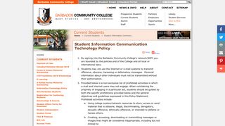 Student Information Communication Technology Policy | Current ...