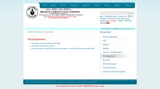 E.E.Department - BCCL | Bharat Coking Coal Limited- A Subsidiary of ...