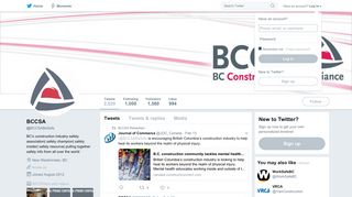 BCCSA (@BCCSABeSafe) | Twitter