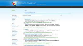 Search Results : Parents Portal - Brisbane Catholic Education