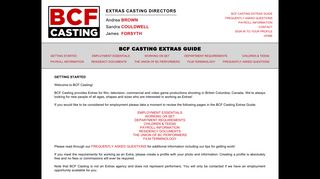 extrasguide - BCF Casting