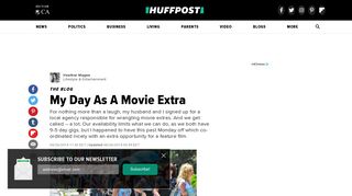 My Day As A Movie Extra | HuffPost Canada
