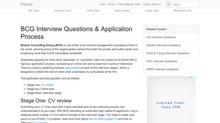 BCG Interview Questions, Tips & Application Process - WikiJob