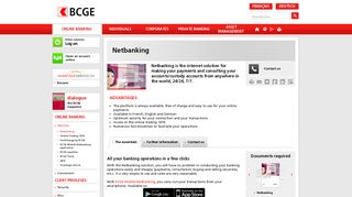 Netbanking | Banque Cantonale de Genève - BCGE