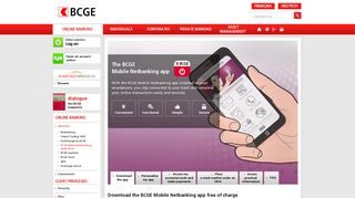 BCGE Mobile Netbanking application - Banque Cantonale de Genève ...