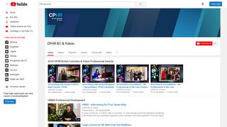 CPHR BC & Yukon - YouTube
