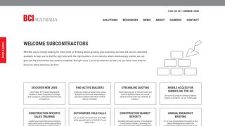 Subcontractors - BCI Australia