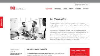 BCI Economics - BCI Australia