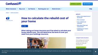 Rebuild cost calculator - Confused.com