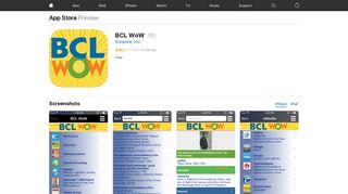 BCL WoW on the App Store - iTunes - Apple